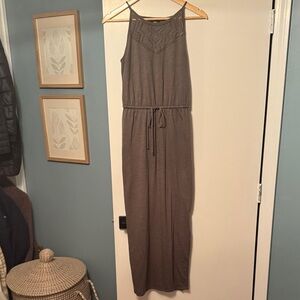 Missoni for Target Brown Sleeveless Maxi Jumpsuit with Drawstring Waist
